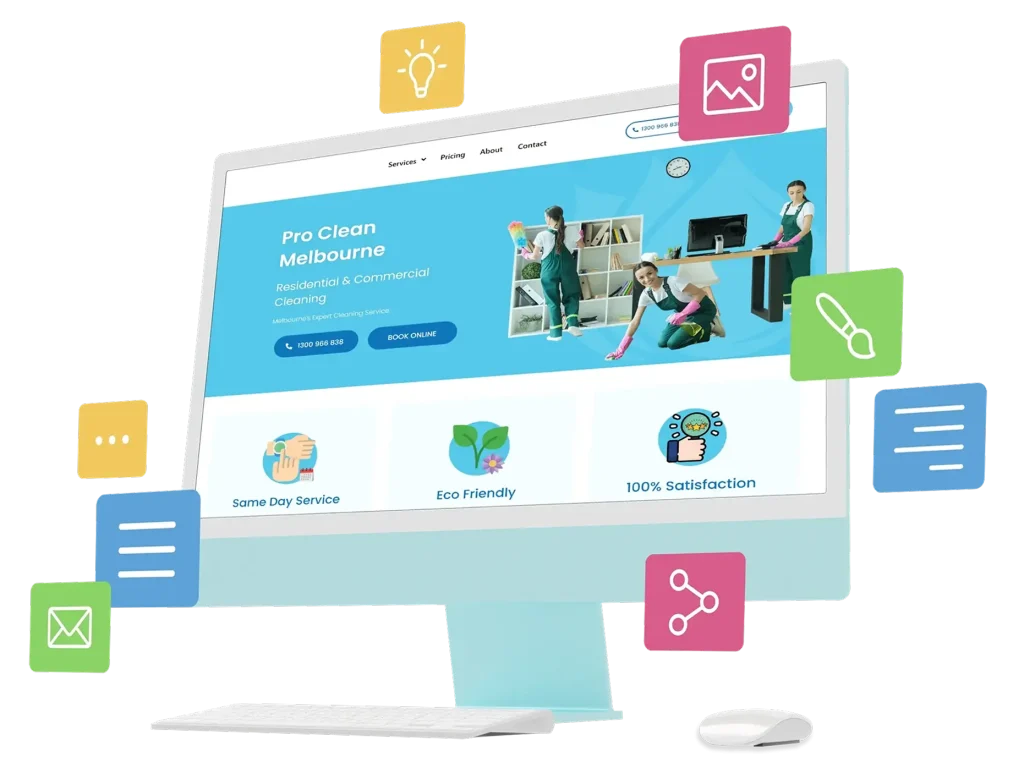 Web design and development services