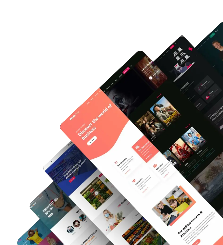 Display of popular WordPress themes