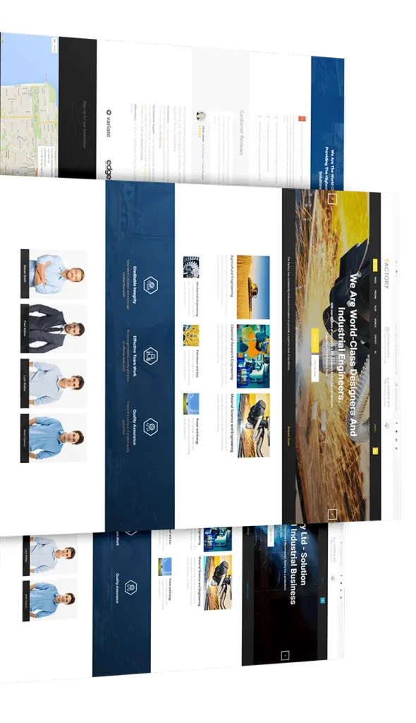 A computer screen displaying a WordPress theme