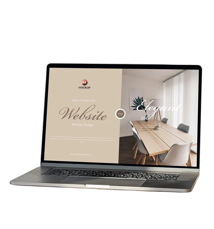 Visual representation of a website design