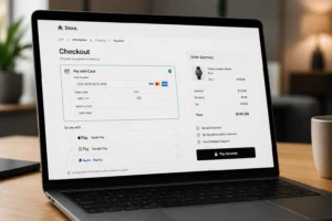 e-commerce payment gateway integration checkout screen example