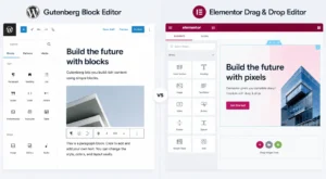 Gutenberg vs page builders editor interface comparison